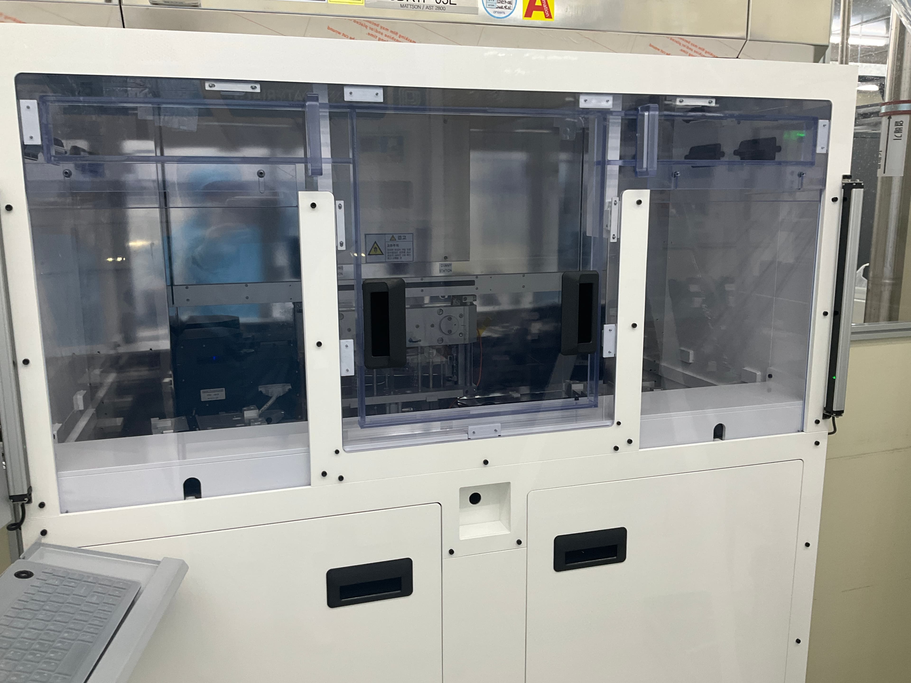 장비 전면 슬라이딩도어 설치 gallery 2