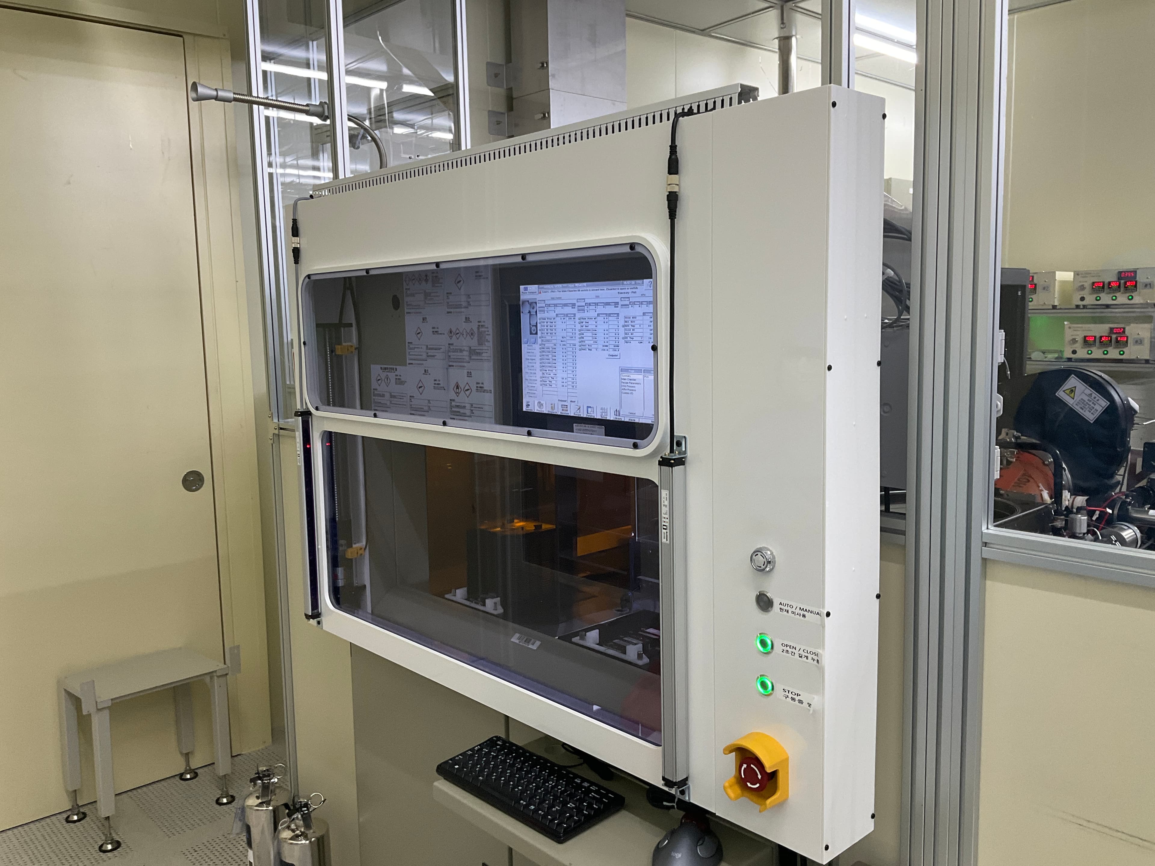 장비 전면 슬라이딩도어 설치 gallery 7